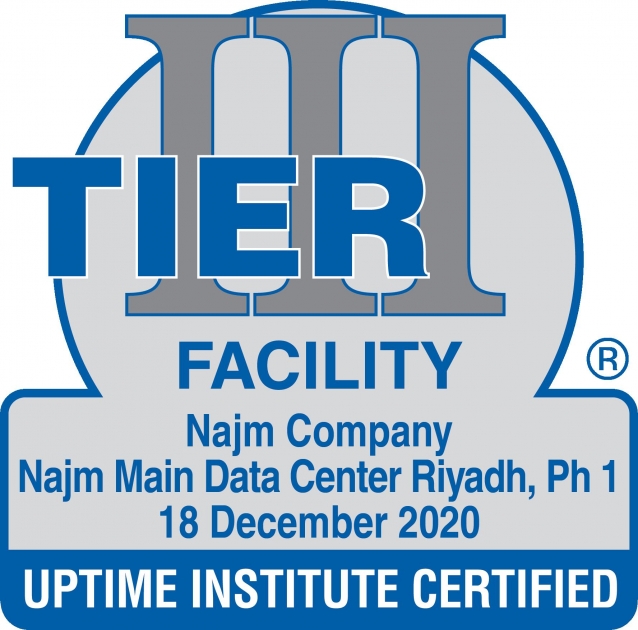 نجم لخدمات التأمين أول شركة في مجال التأمين تنال شهادة Uptime Institute “Tier III