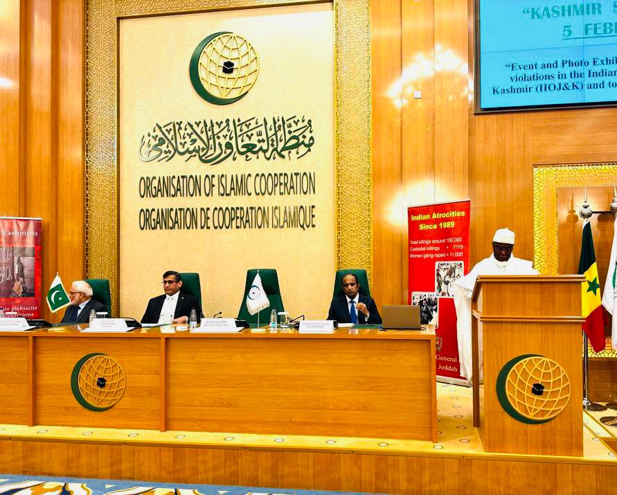 خلال الاحتفال بيوم التضامن مع شعب كشمير  الأمين العام لمنظمة التعاون الإسلامي يؤكد دعم قضية كشمير وتضامنها الكامل مع الشعب الكشميري