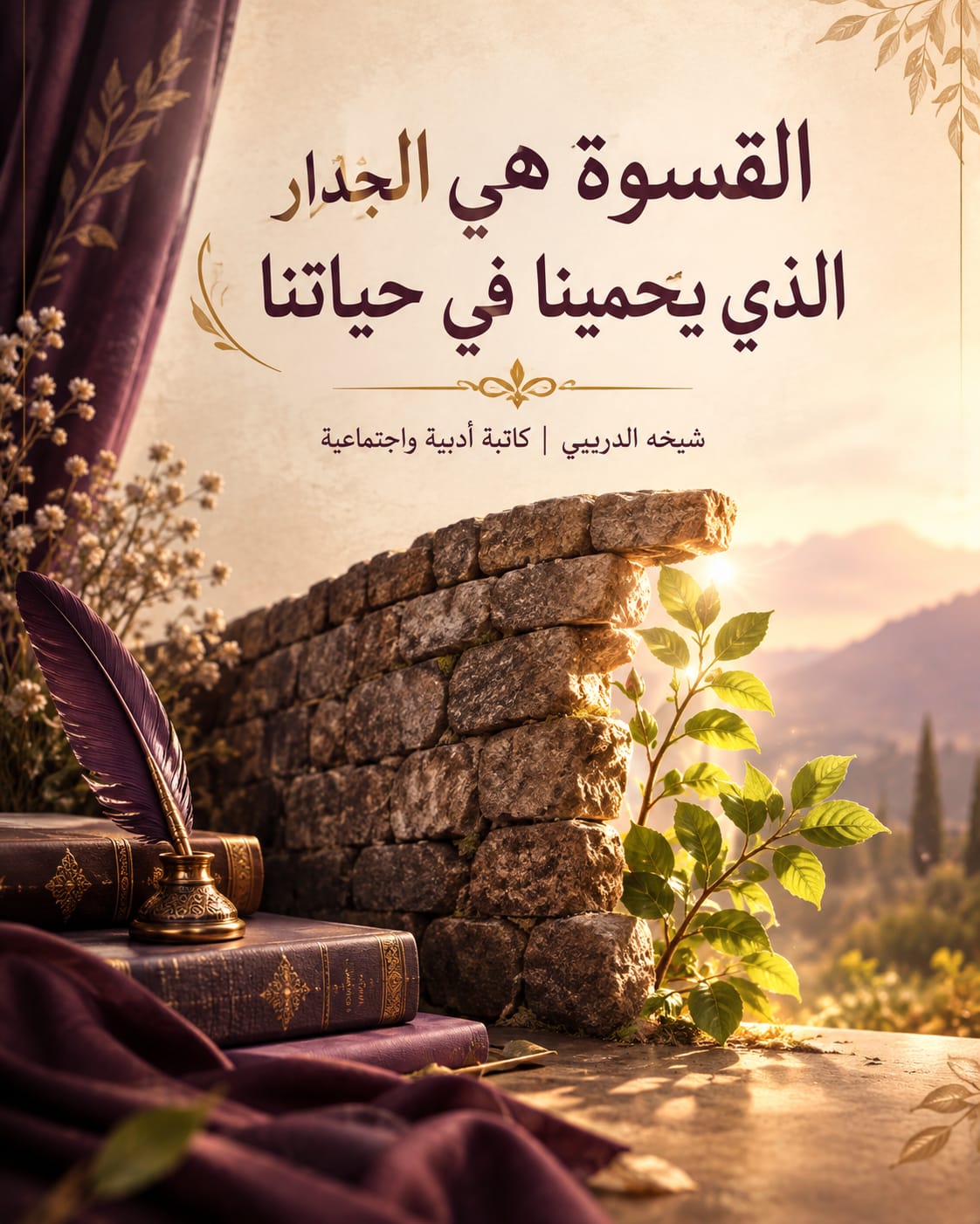 (( القسوة هي الجدار الذي يحمينا في حياتنا))