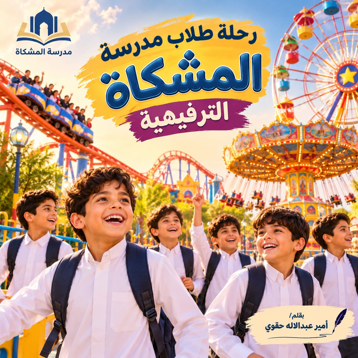 رحلة طلاب مدرسة المشكاة الترفيهية
