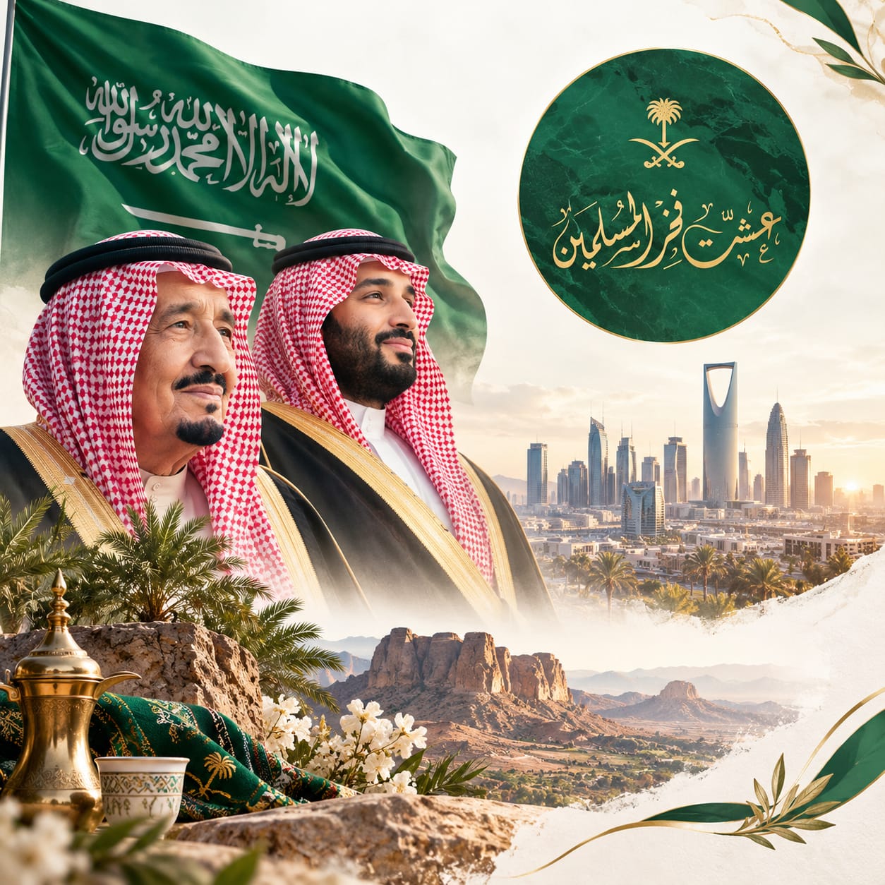 المملكة العربية السعودية - وطنٌ شامخ وقيادةٌ حكيمة